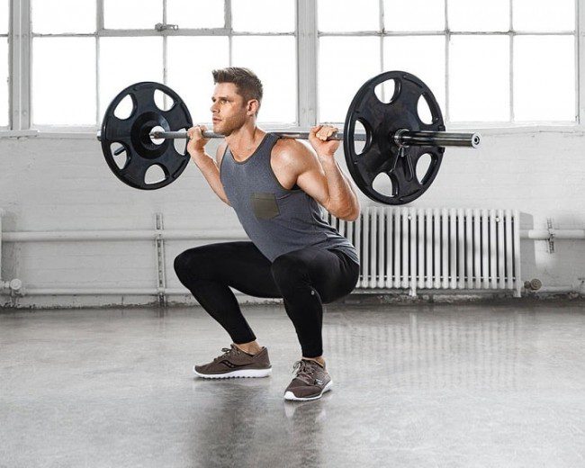 Bài tập với tạ đòn được nhiều gymer yêu thích Barbell Squats